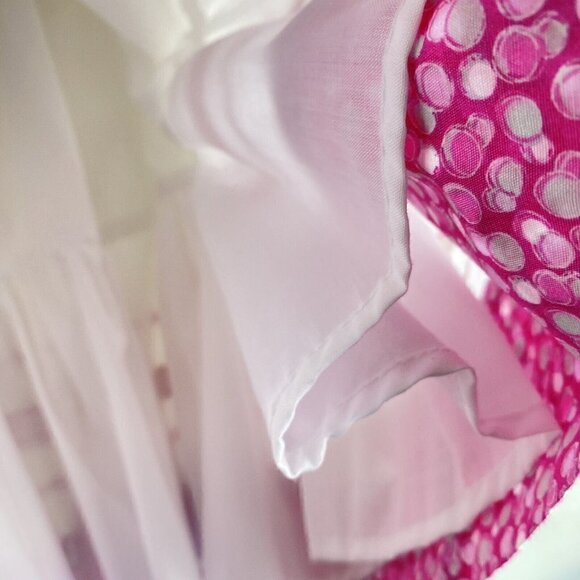 Savannah Girl’s Size 6 White Pink Sundress Easter Summer Spring  Dress New - Picture 7 of 9